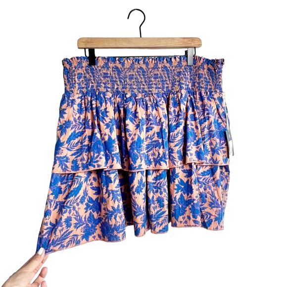 UNIVERSAL THREAD WOMEN'S SHORT TIERED RUFFLE MINI PINK BRAND NEW XXL - Picture 3 of 6